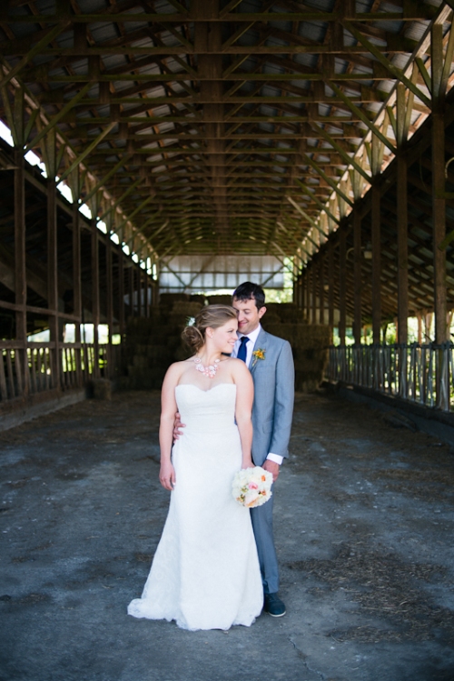 Peri and Jesse used one of the barns for some of their wedding pics last summer.  